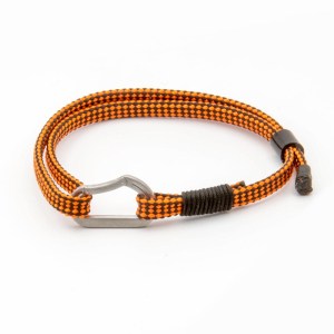 Armband Karabijn Edel Staal Rust