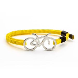 Armband Fiets Edel Staal Geel
