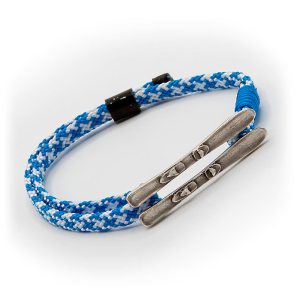 Armband Ski Nikkelvrij Blauw Wit