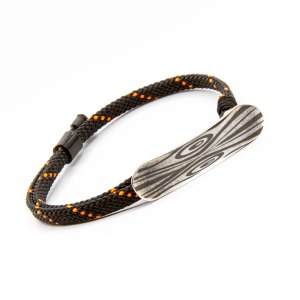 Armband Snowboard Hypnotic Nikkelvrij Zwart Oranje