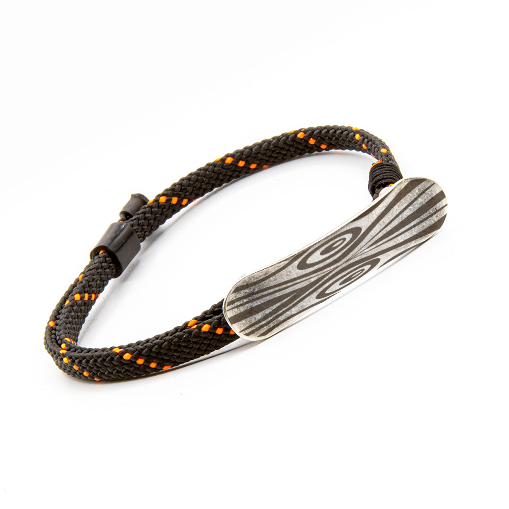 Armband Snowboard Hypnotic Nikkelvrij Zwart Oranje