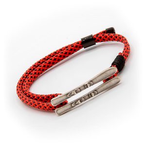 Armband Ski Nikkelvrij Rood Zwart