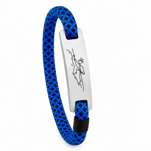 Mountain-Scape Signature Armband Klimmer Zwart Blauw
