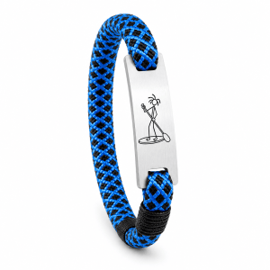 Mountain-Scape Signature Armband Supper Zwart Blauw