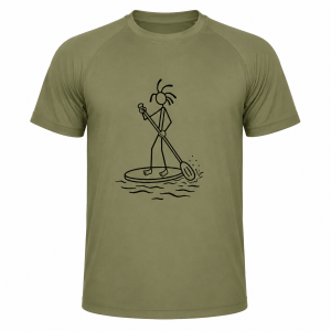 Mountain-Scape Signature T-Shirt Supper Heren Legergroen Zwart