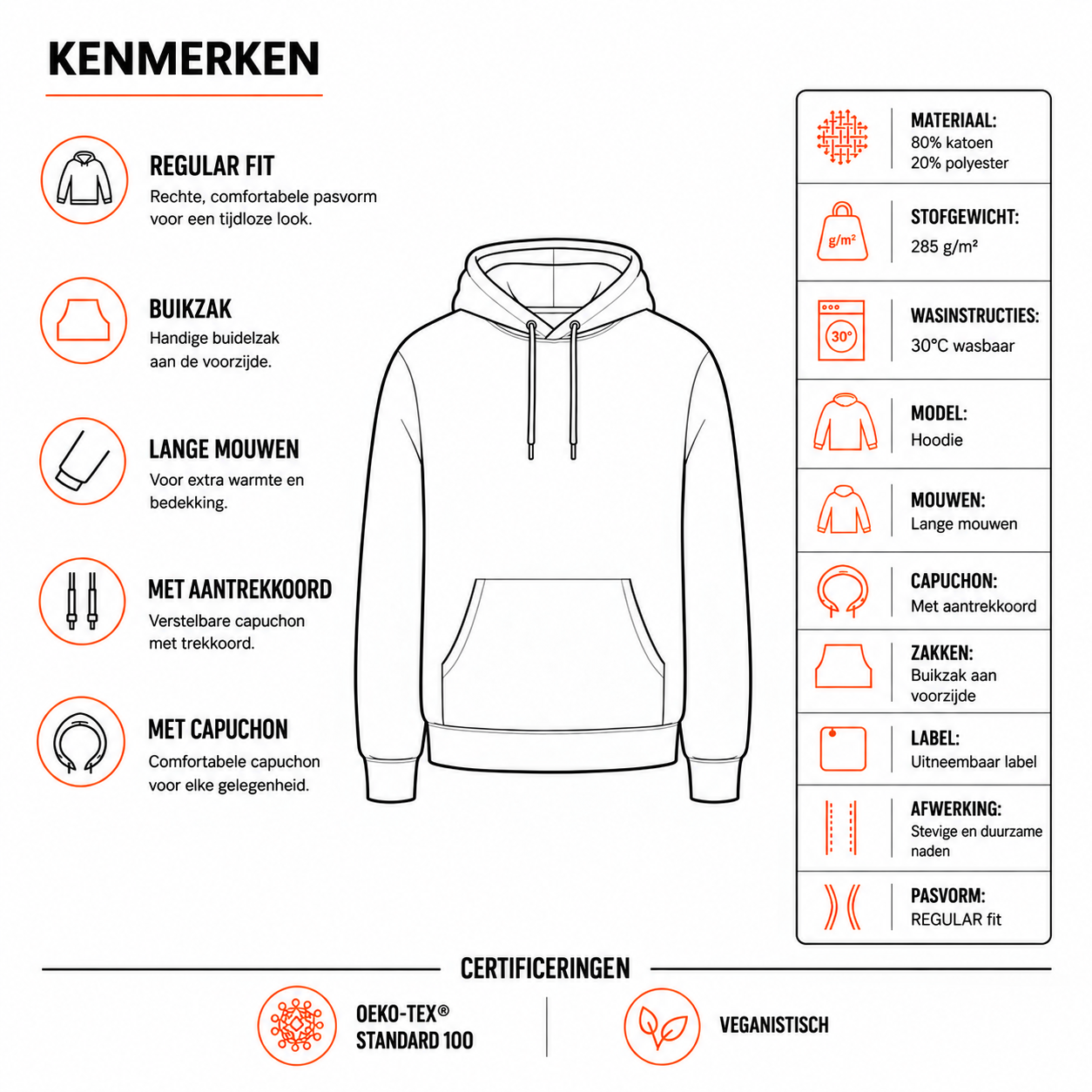 info hoodies dames